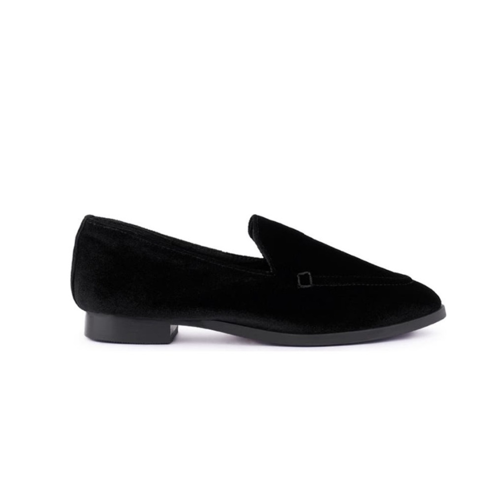 Rag & Co Black Luxe Lap Moc Toe Flat Women’s Size 8 Handcrafted - Picture 8 of 13